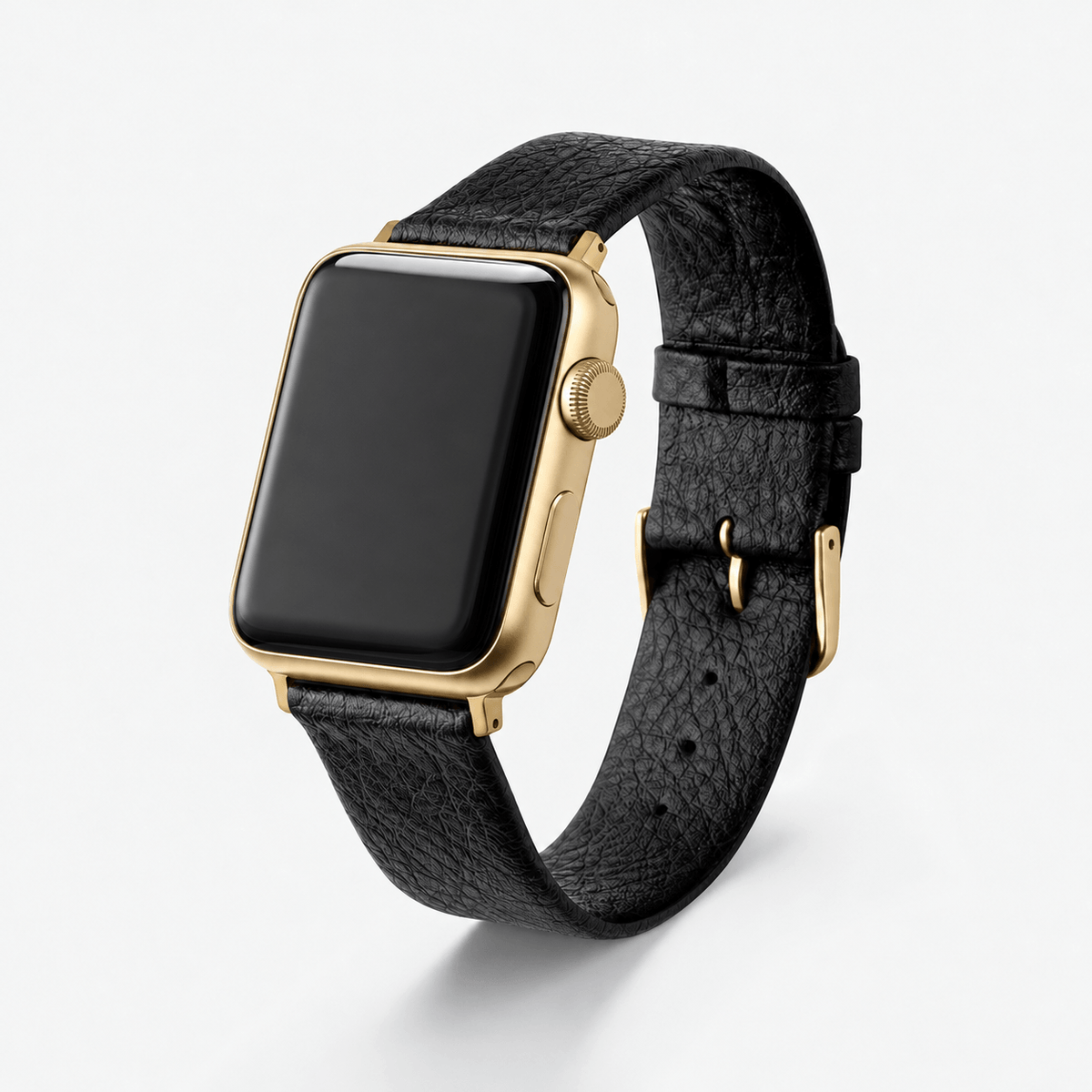 Apple Watch Vegan Leather Strap made from Wine Leather – Black