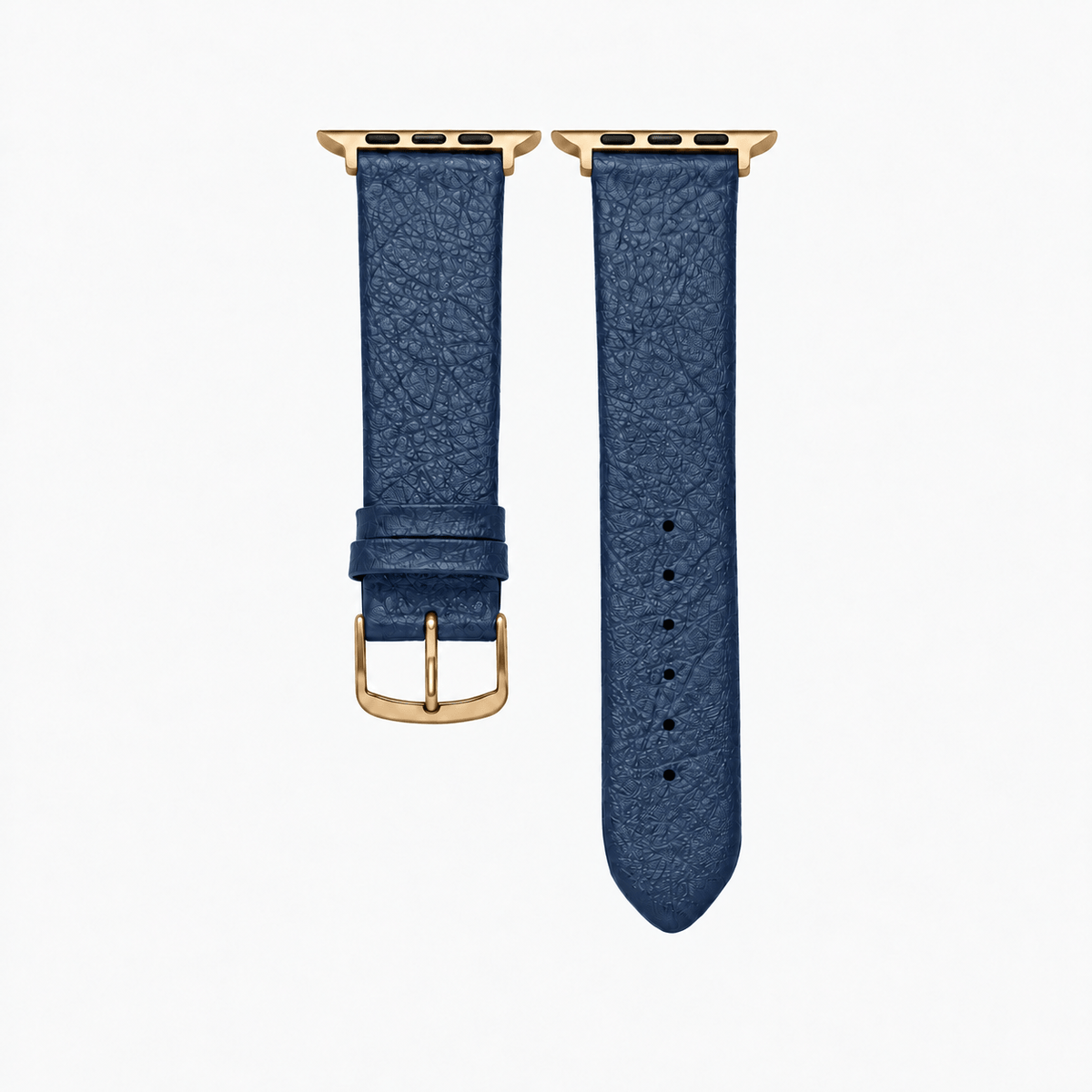 Apple Watch Lederarmband Vegan aus Weinleder – Blau
