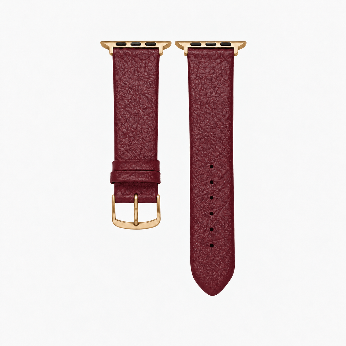 Apple Watch Lederarmband Vegan aus Weinleder – Bordeaux