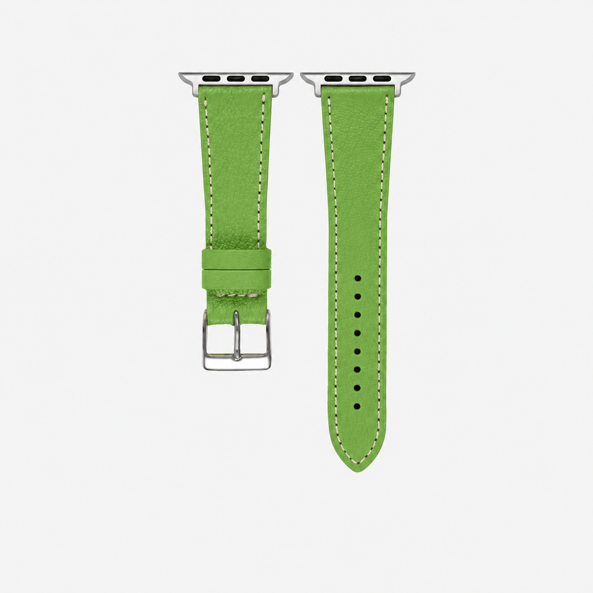 Hellgrünes kurzes Apple Watch Armband- Biarritz