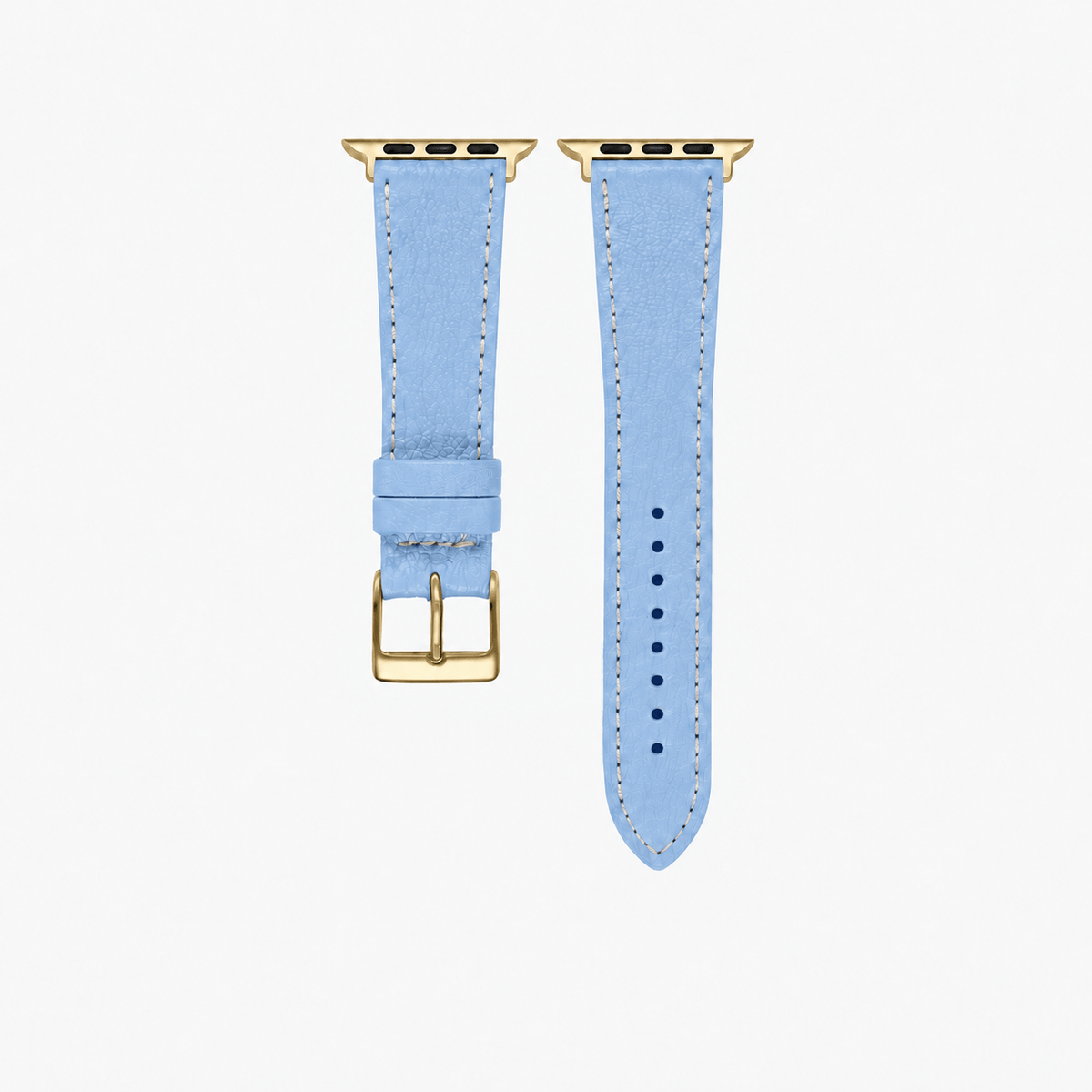 Hellblau kurzes Apple Watch Armband- Biarritz