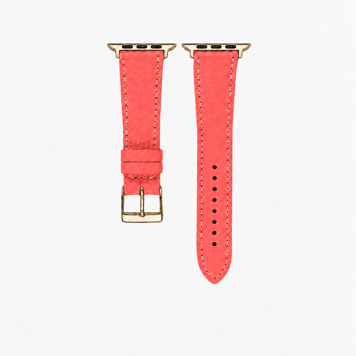 Salmon Short Apple Watch Band - Biarritz