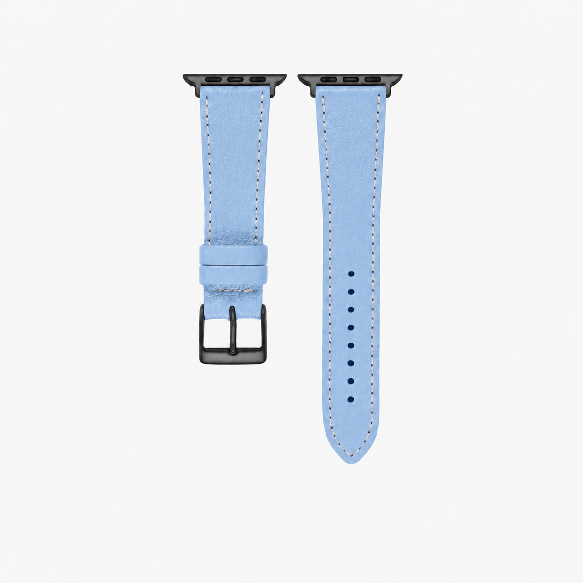 Hellblau kurzes Apple Watch Armband- Biarritz