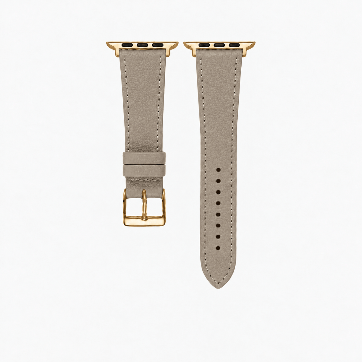 Taupe kurzes Apple Watch Armband- Biarritz