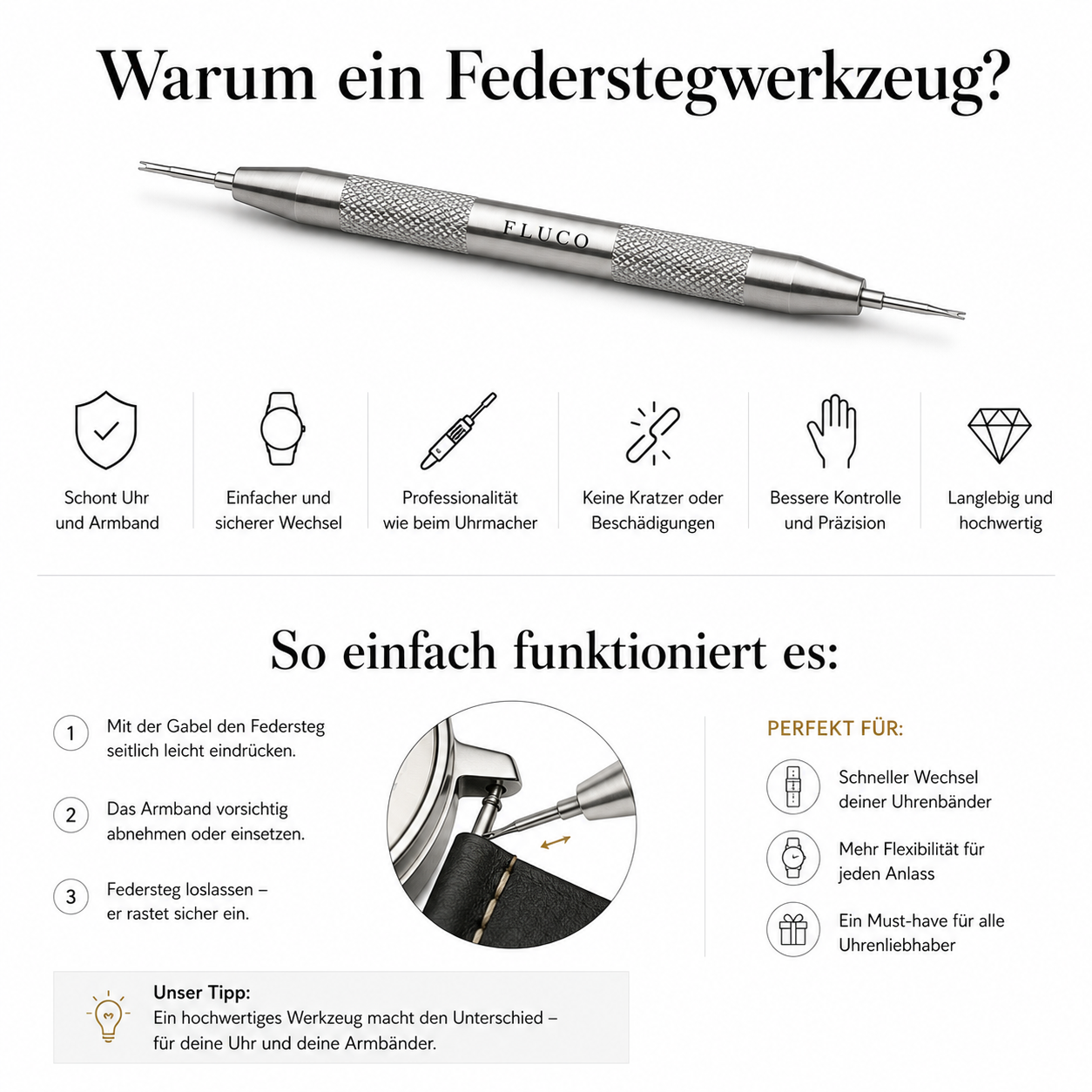 Bergeon spring bar tool SF