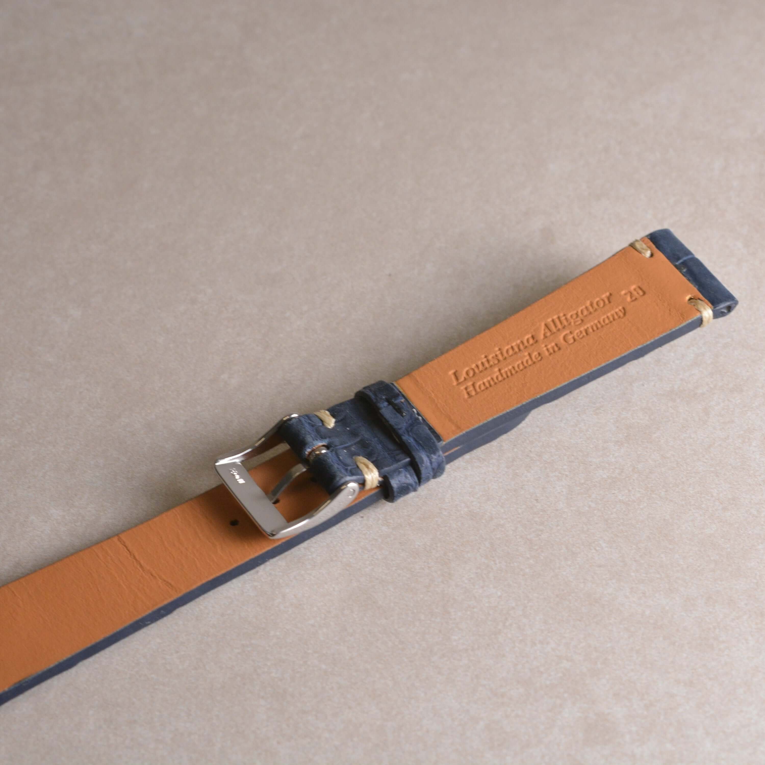 Genuine Louisiana Alligator Pattern Strap