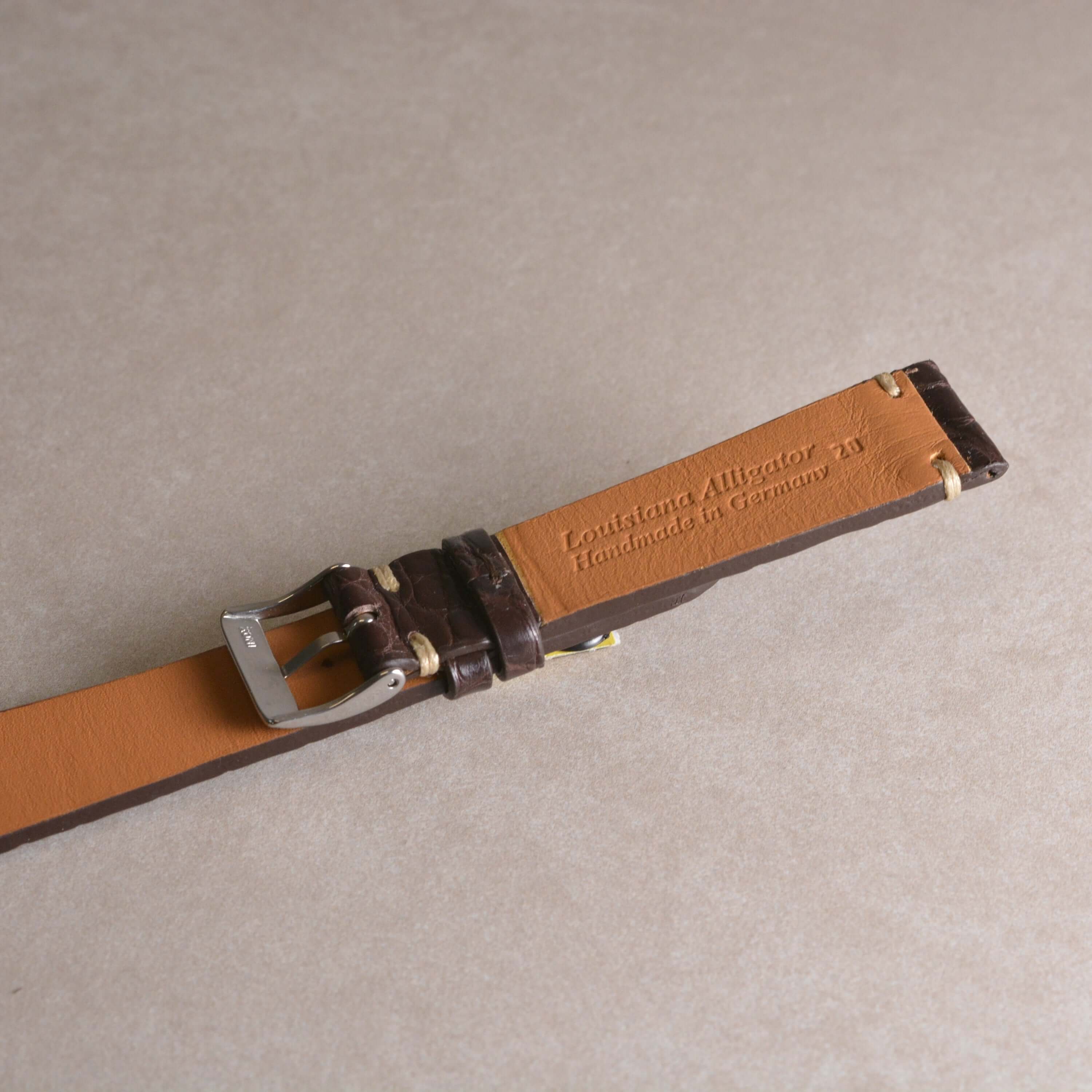 Genuine Louisiana Alligator Pattern Strap