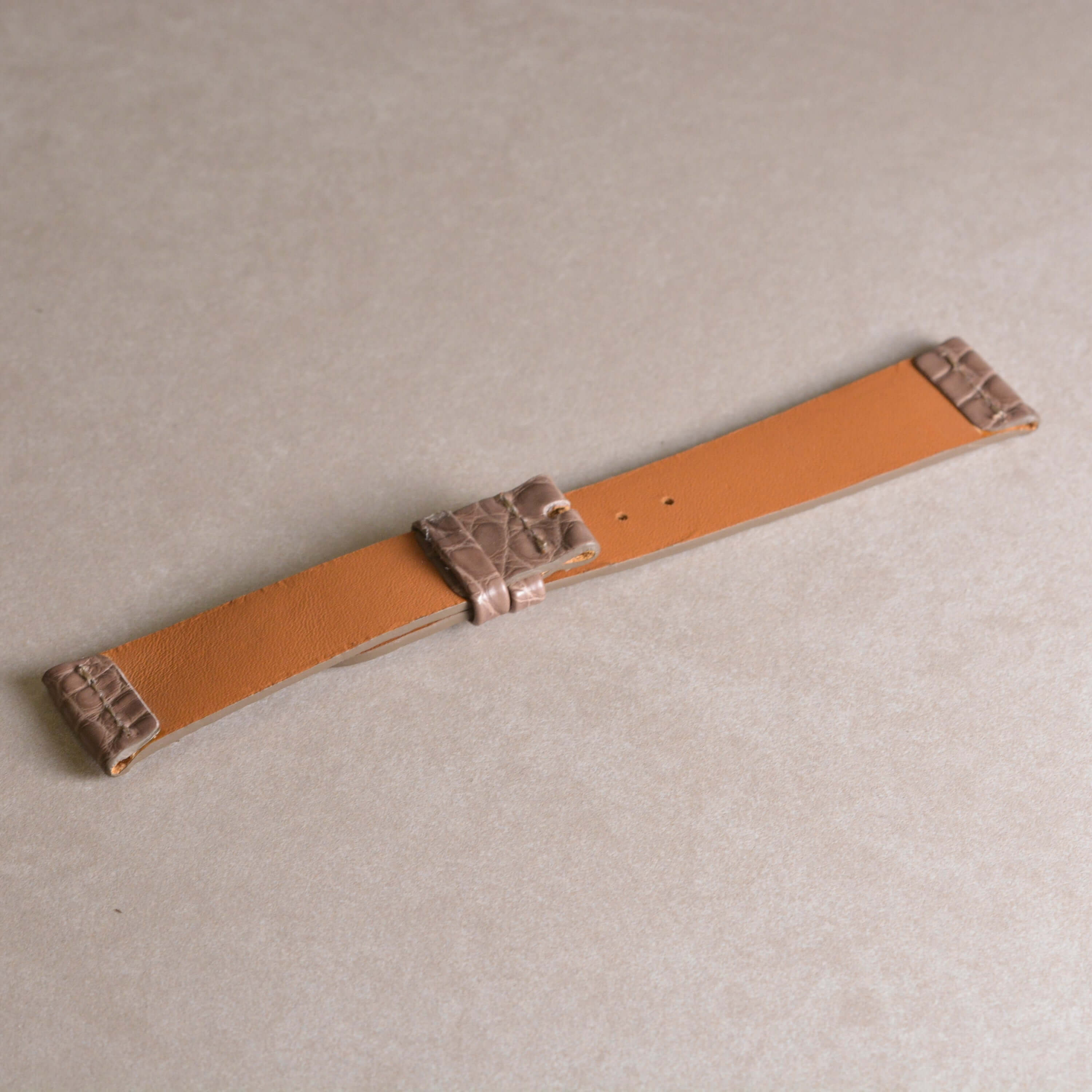 Genuine Louisiana Alligator Pattern Strap