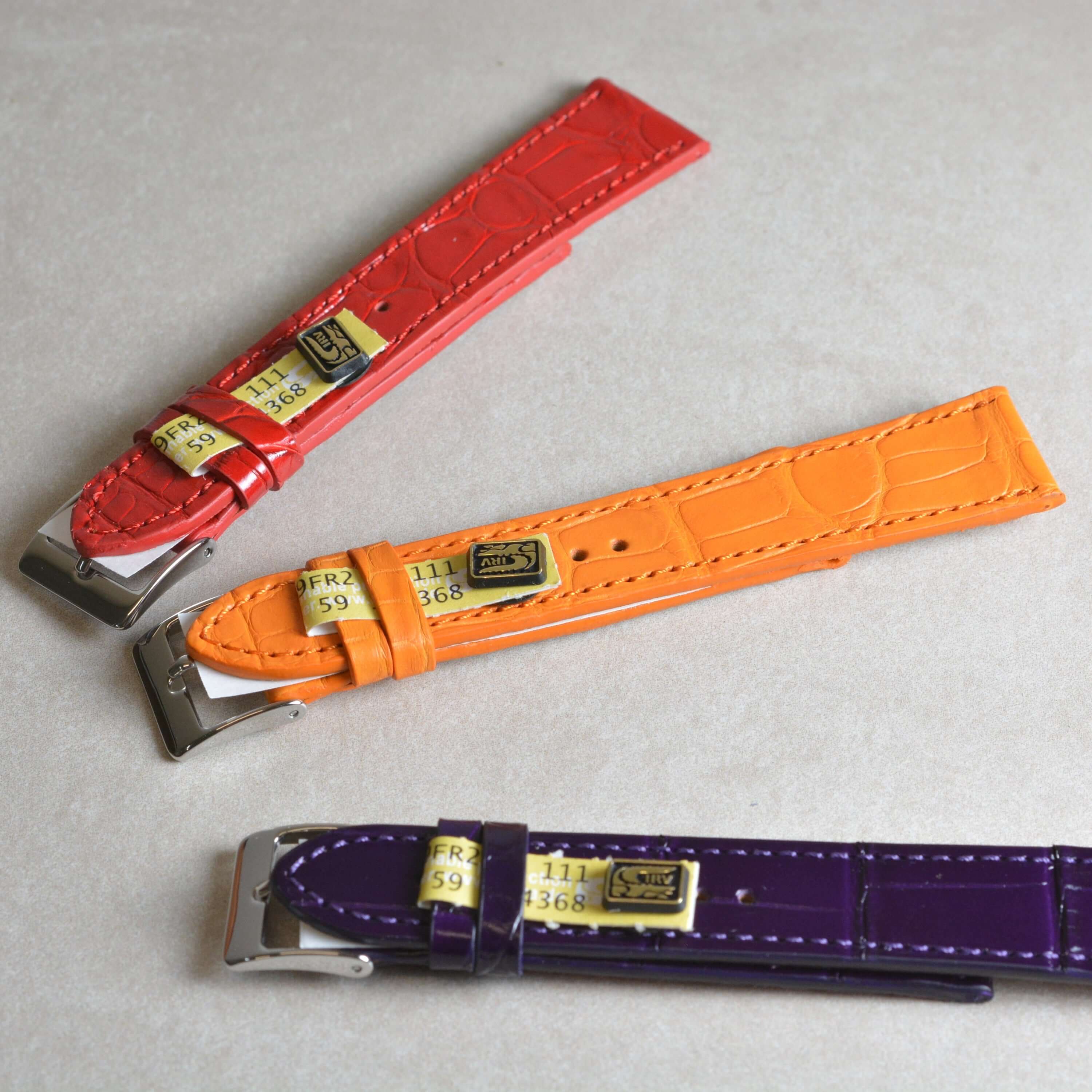 New Orleans Limited – Flat Watch Strap Made of Full Cut Louisiana Alligator Leather
