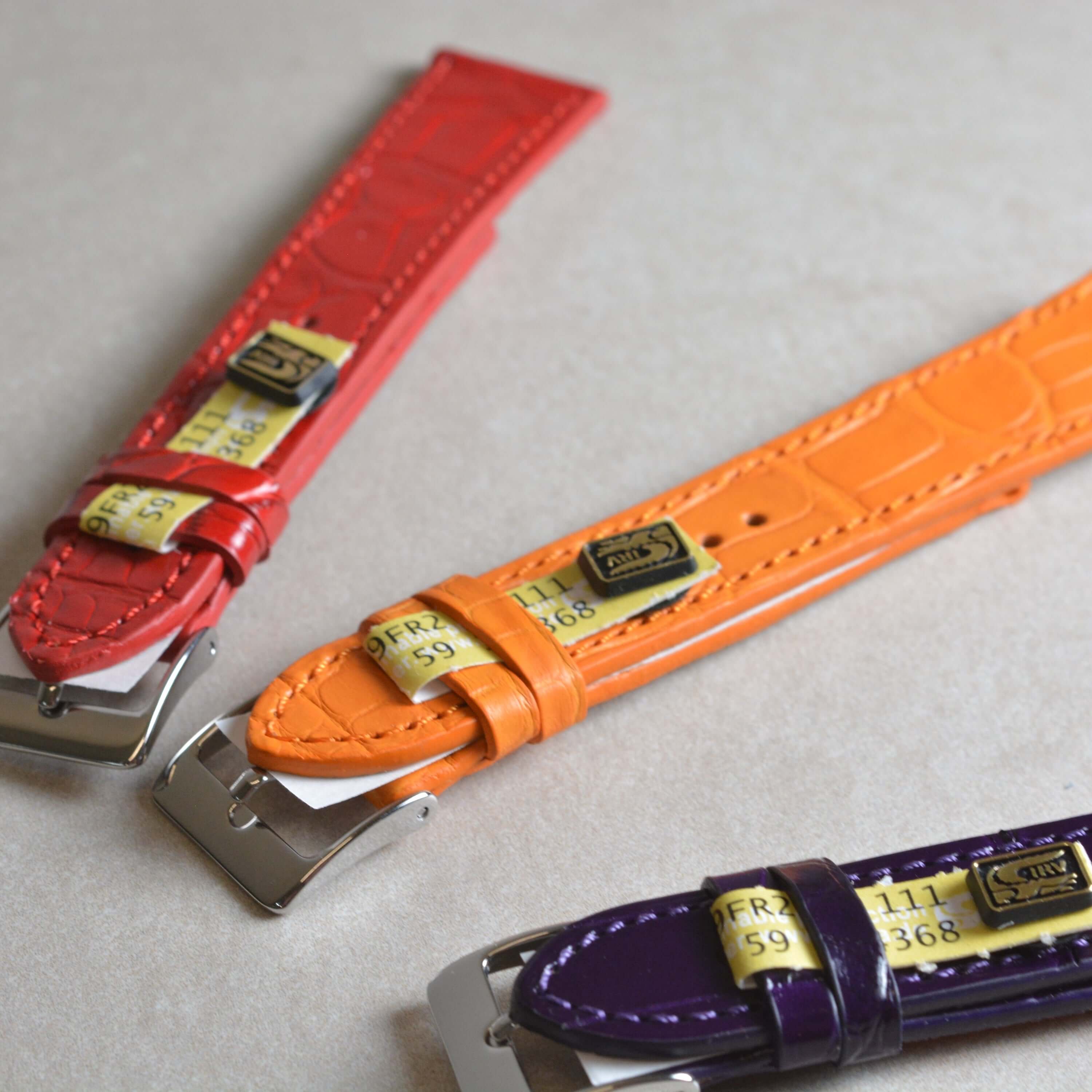 New Orleans Limited – Flat Watch Strap Made of Full Cut Louisiana Alligator Leather