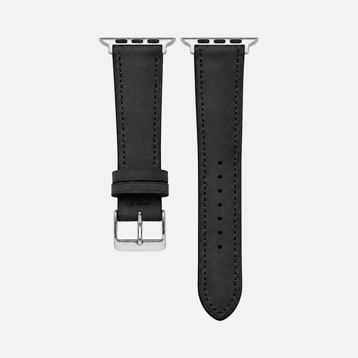 Mountain Apple Watch Leather Band – Black