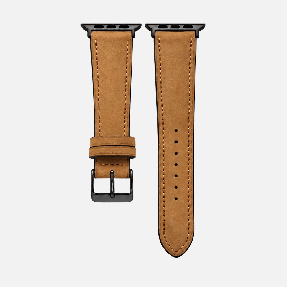Mountain Apple Watch Lederarmband – Cognac