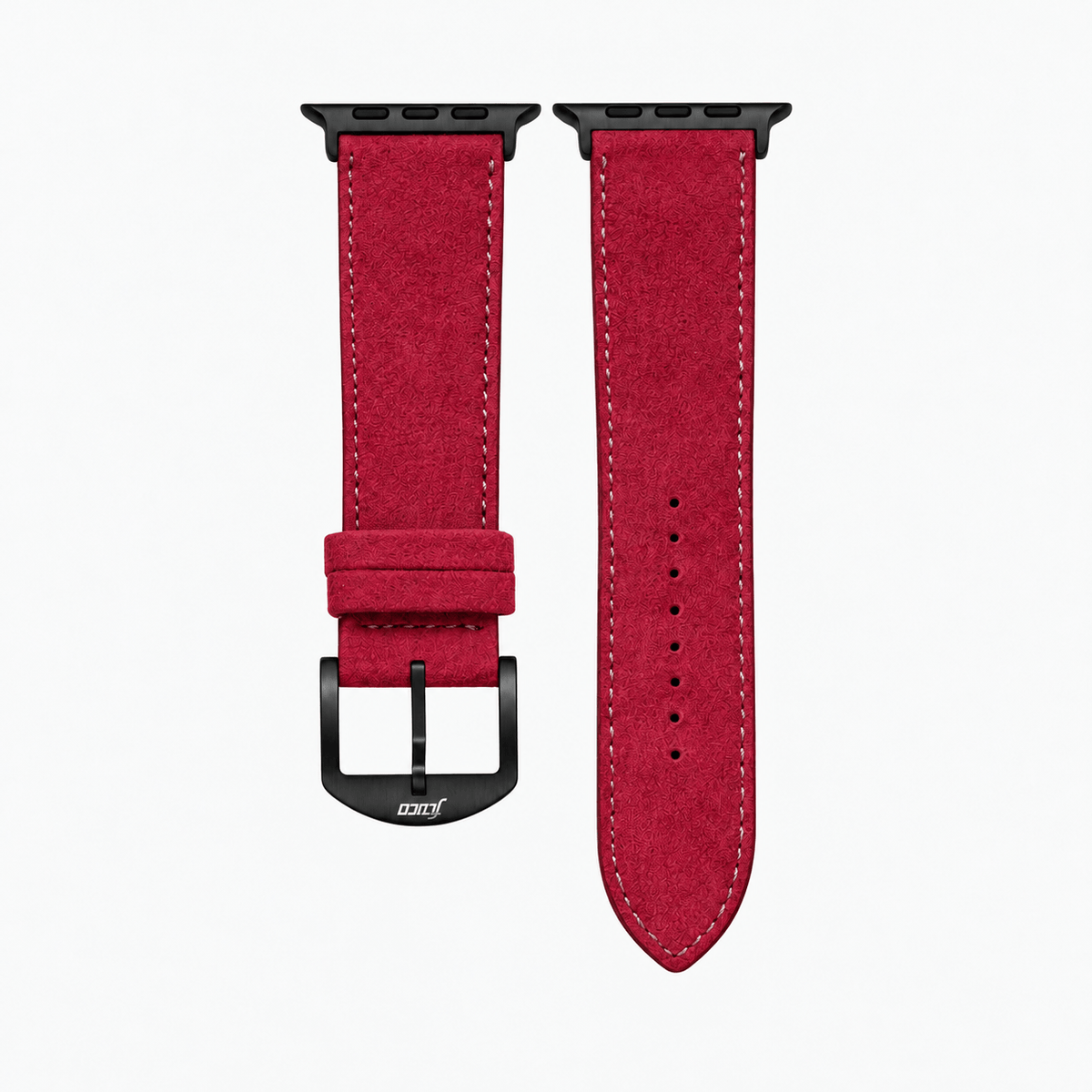 Alcantara – Apple Watch strap in red