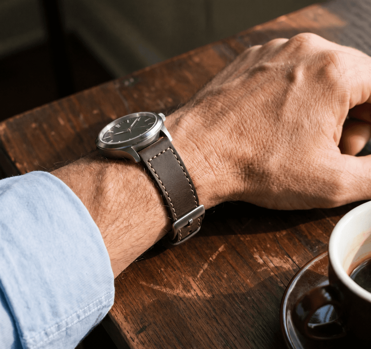 Saddle – Vintage Lederarmband passend für Panerai