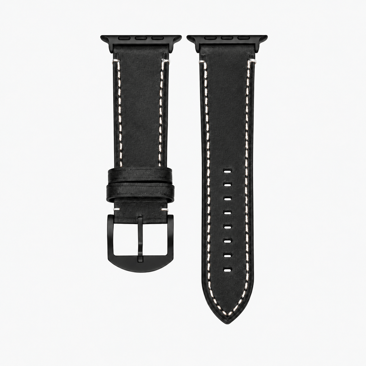 Apple Watch Ultra Leather Band – Black, Extra Wide 24 mm