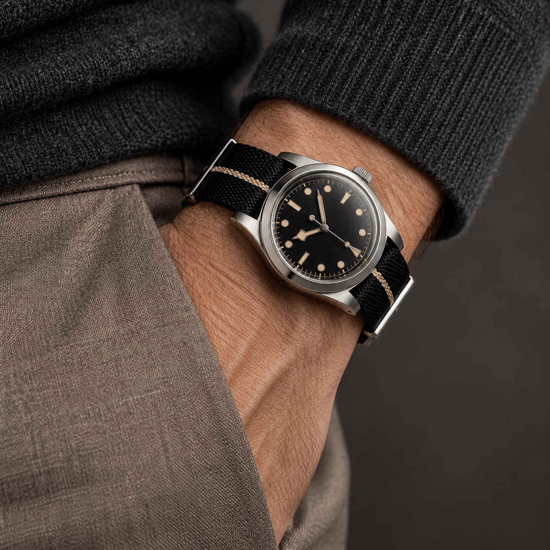 Cotton Garn Strap – Nylon Fabric Watch Strap