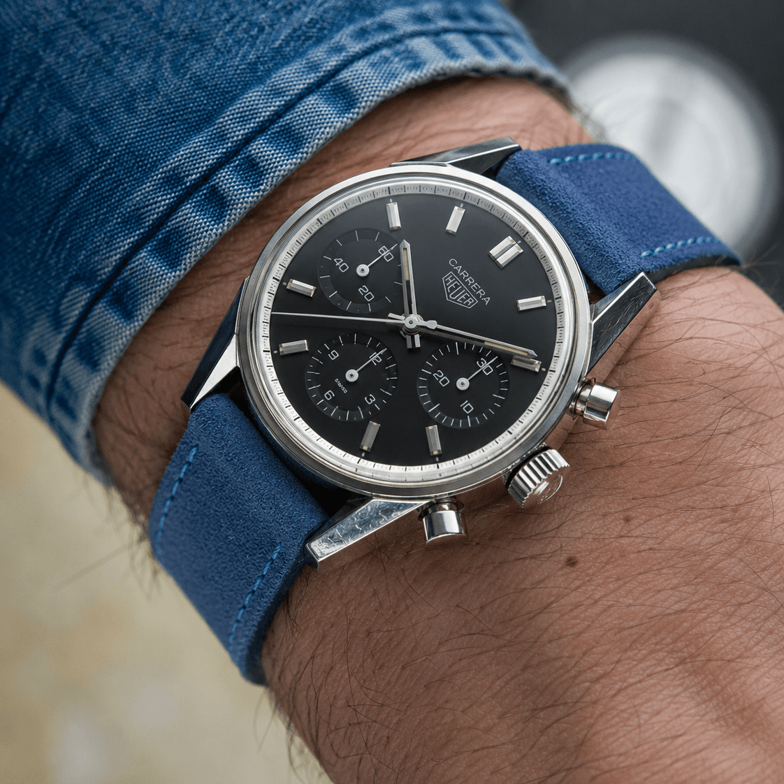 Nizza – Watch strap made of fine suede