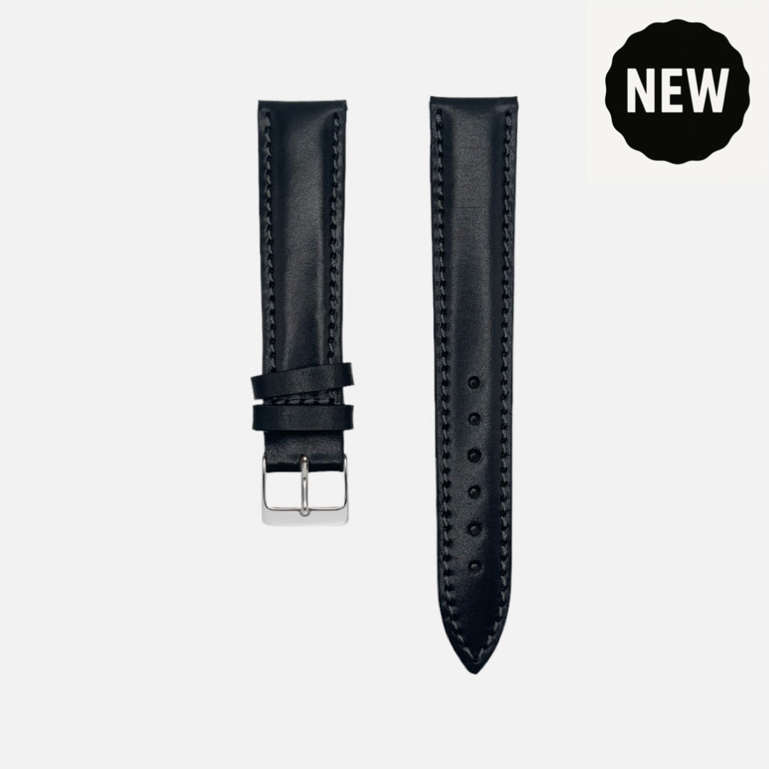 Yorkshire Uhrenarmband – Bridle-Leder & Zermatt-Kalbleder von Haas