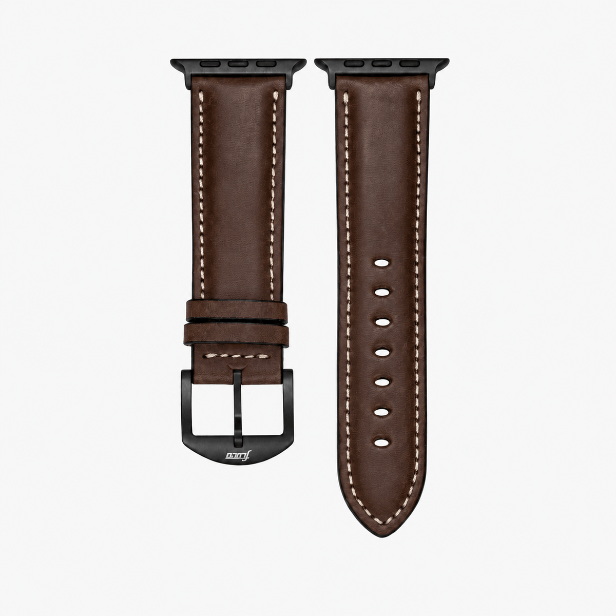 Apple Watch Lederarmband Casablanca – Dunkelbraun, rustikales apple watch armband bio gegerbt aus italienischem Rindleder.