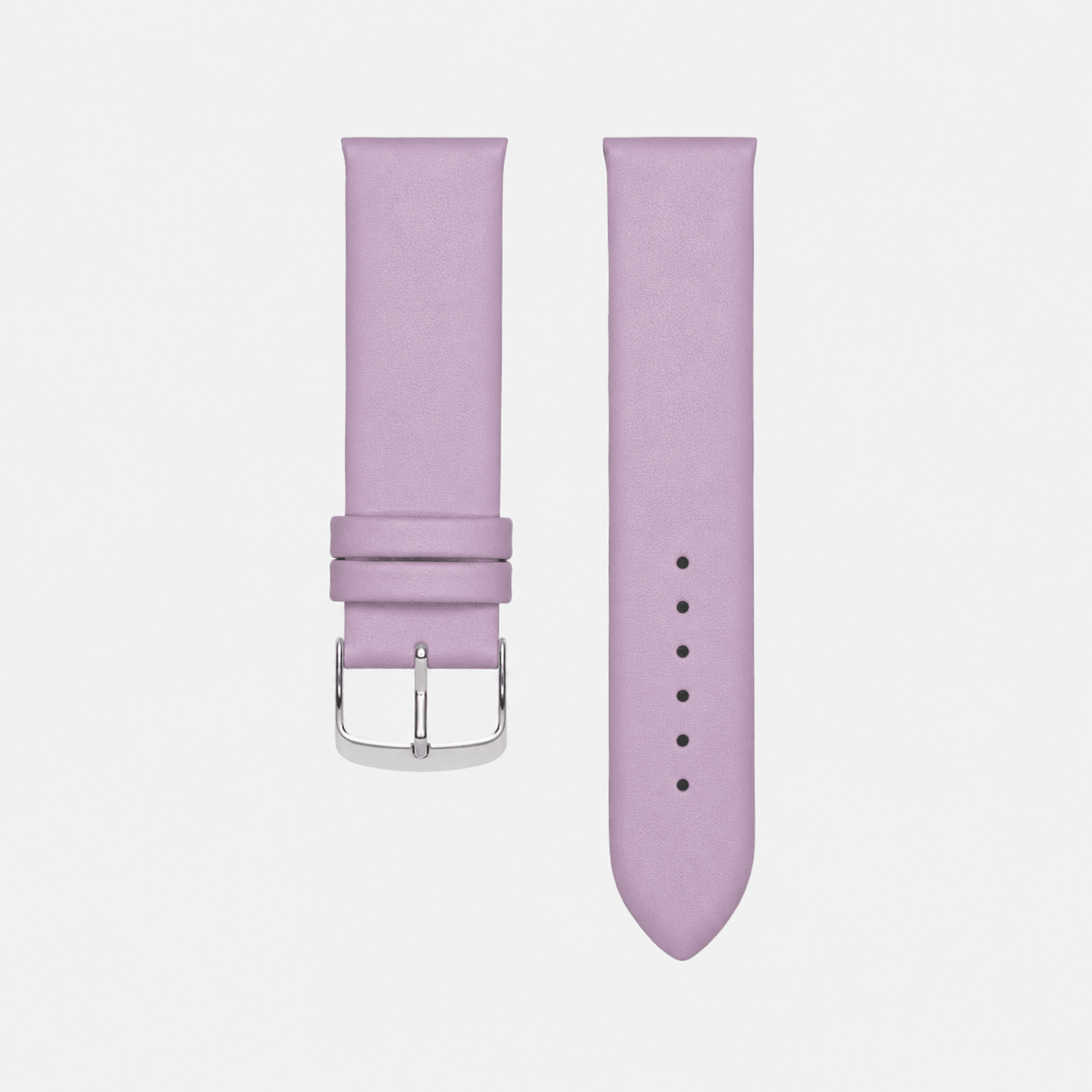 Holiday – Feines Uhrenarmband aus Leder für Damenuhren in lila Kalbleder.