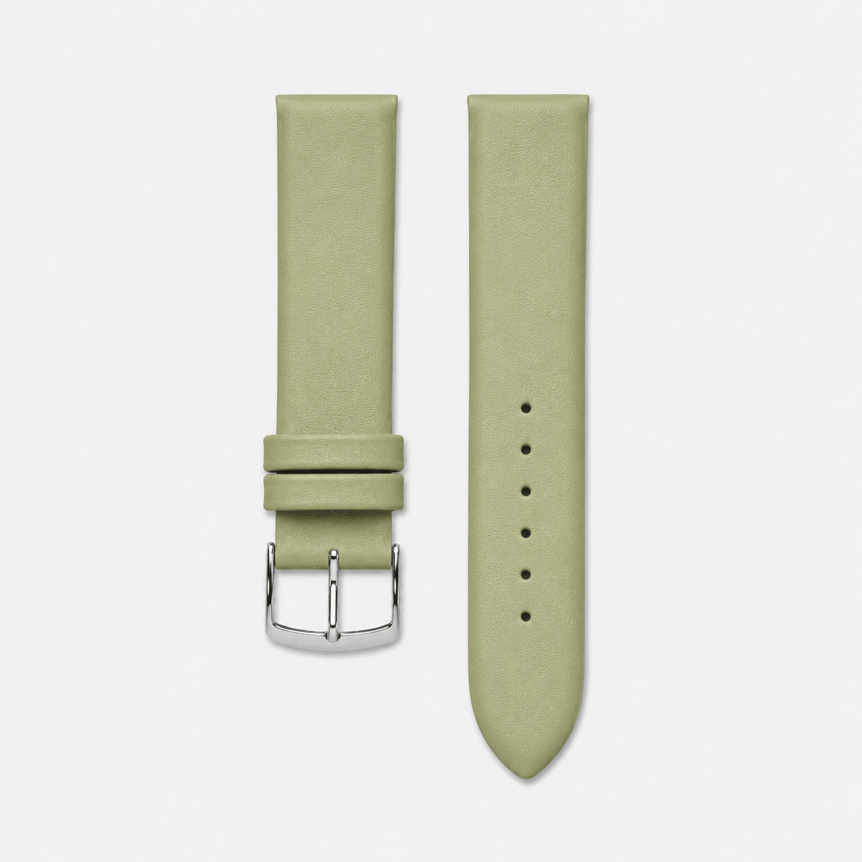 Holiday – Feines Uhrenarmband aus Leder für Damenuhren in zartem Grün aus hochwertigem Kalbleder.
