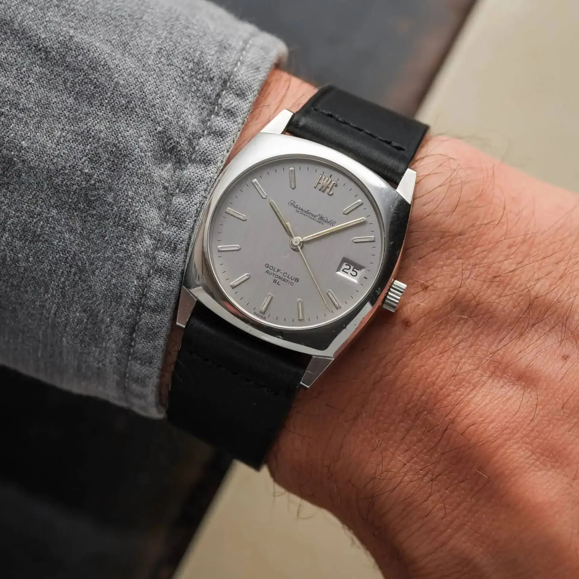 Paris – Uhrenarmband aus Barenia-Leder von Haas an IWC Jaeger Le Coultre Reverso