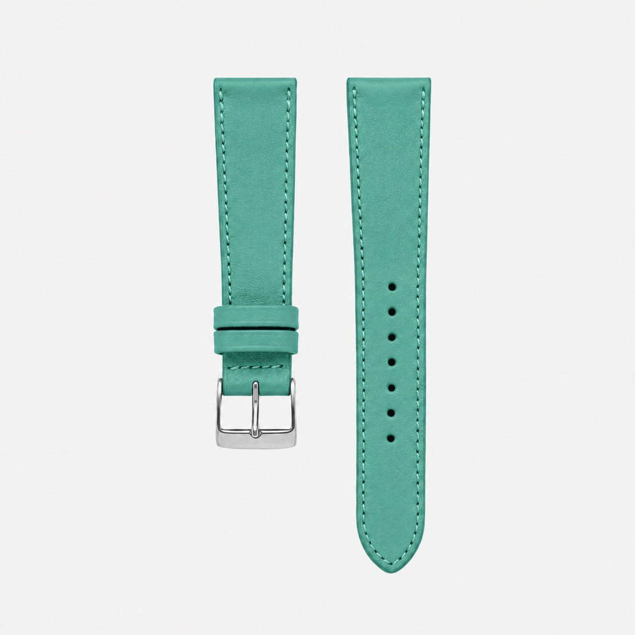 Swift – Uhrenarmband aus italienischem Swift Leder in mintgrünem Farbton.