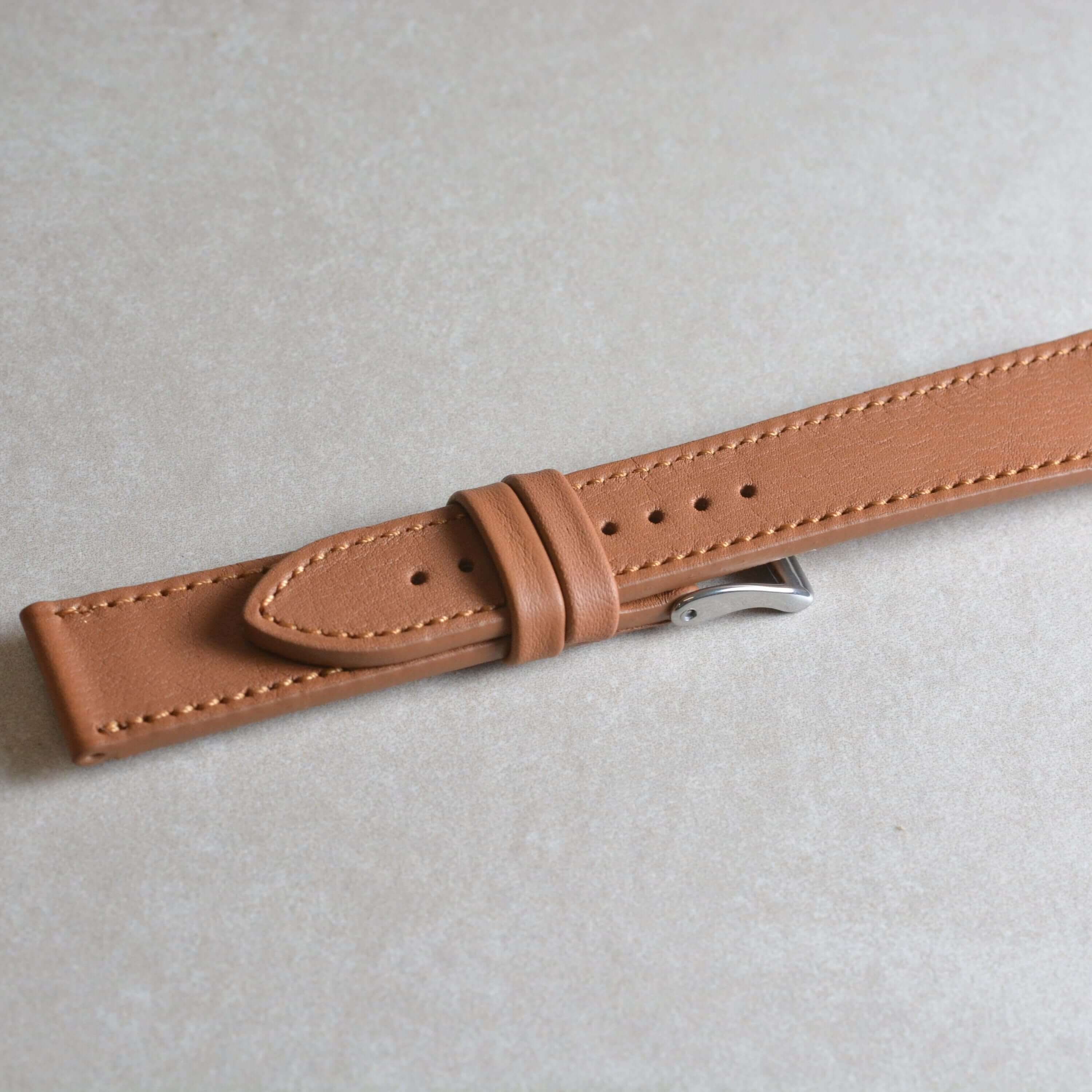 Swift – Uhrenarmband aus italienischem Swift Leder in hochwertigem, weichem Design.
