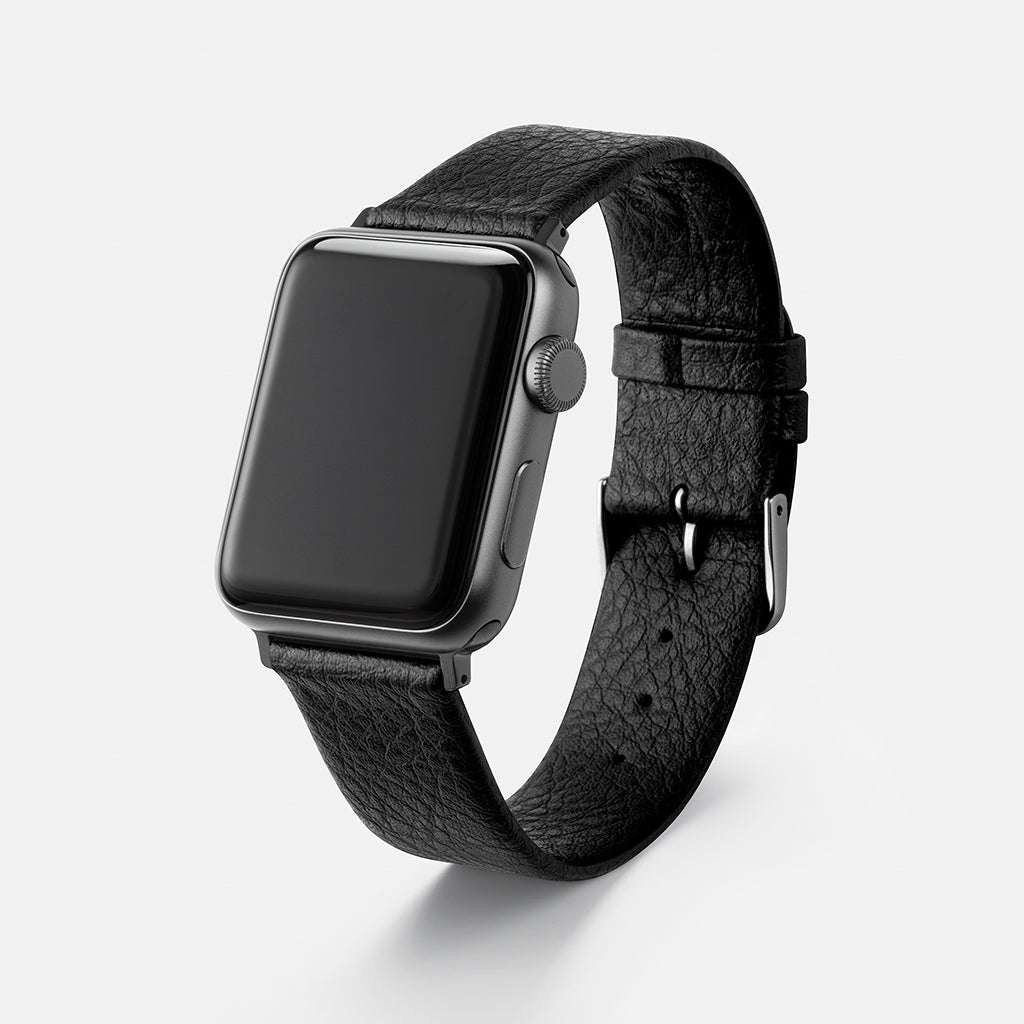 Veganes Weinleder-Armband für Apple Watch – Nachhaltiges und elegantes Armband, Freistelleransicht